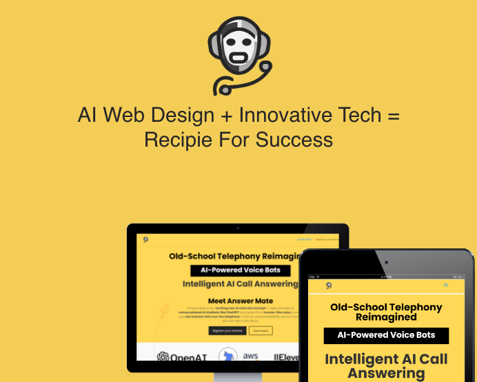 AI company web design