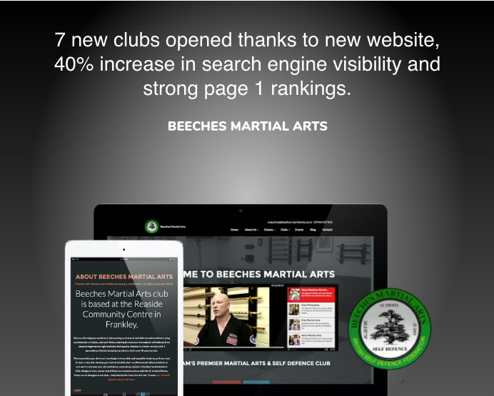 Martial Arts Web Design